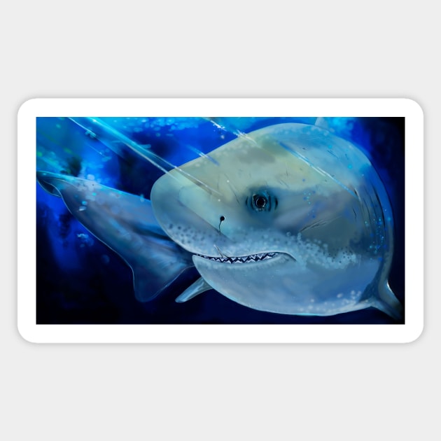 sharko Sticker by CALLISTOARTS